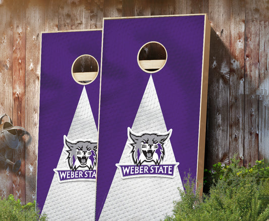 "Weber State Jersey" Cornhole Boards