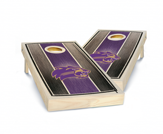 "Western Carolina Stained Stripe" Cornhole Boards