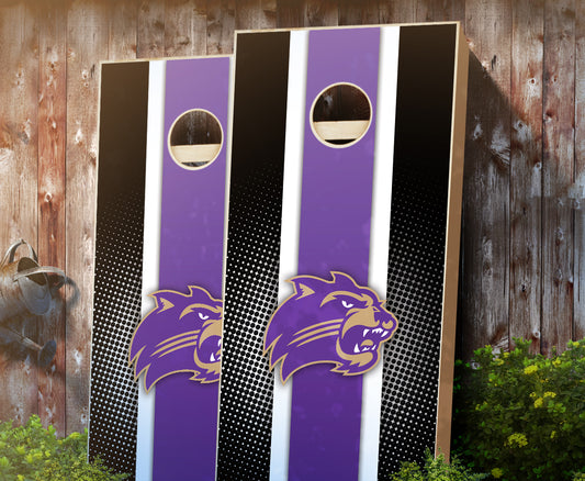 "Western Carolina Striped" Cornhole Boards