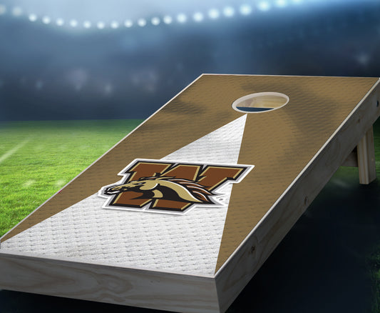 "Western Michigan Jersey" Cornhole Boards