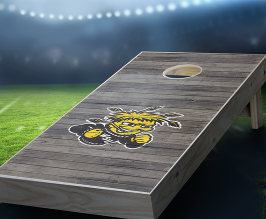 "Wichita State Distressed" Cornhole Boards