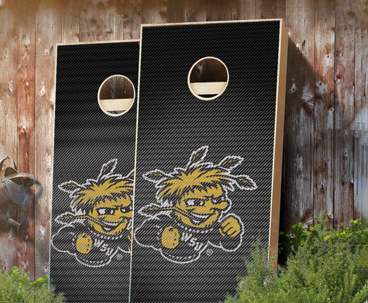 "Wichita State Slanted" Cornhole Boards