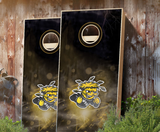 "Wichita State Smoke" Cornhole Boards