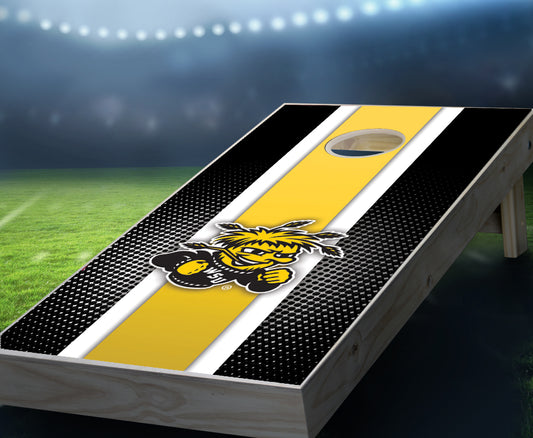 "Wichita State Striped" Cornhole Boards