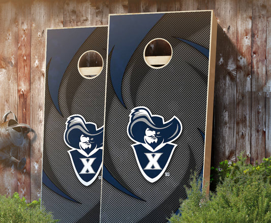 "Xavier Swoosh" Cornhole Boards