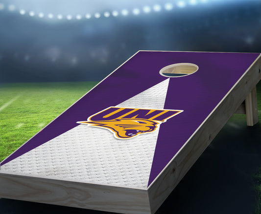 "Northern Iowa Jersey" Cornhole Boards