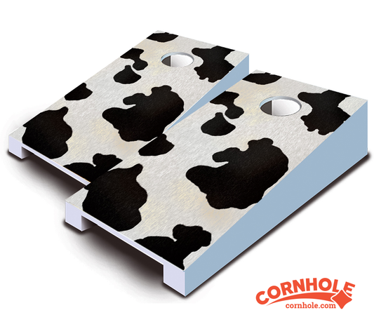 "Cowhide" Tabletop Cornhole Boards