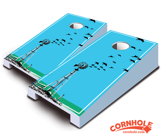 "Crop Crows" Tabletop Cornhole Boards