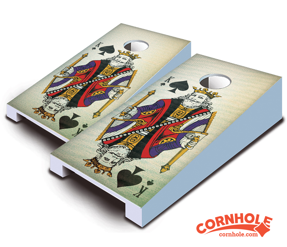 "King of Spades" Tabletop Cornhole Boards