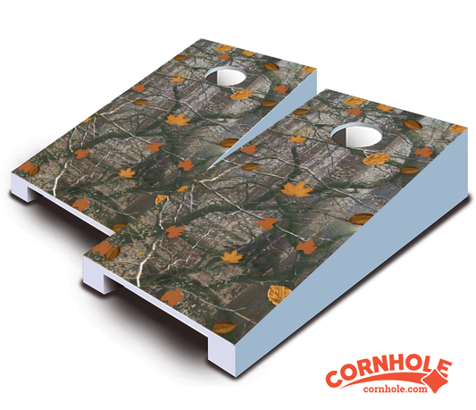 "Leafy Camo" Tabletop Cornhole Boards