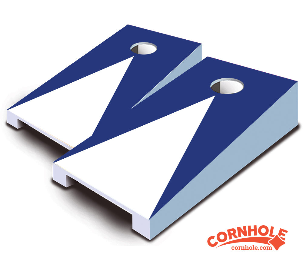 "Navy Blue Pyramid" Tabletop Cornhole Boards