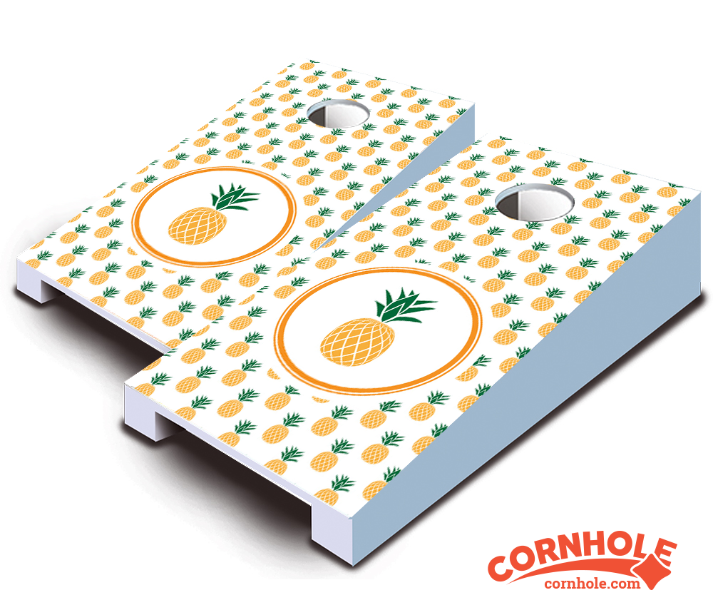 "Pineapple" Tabletop Cornhole Boards