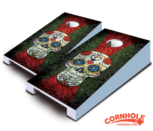 "Sugar Skull" Tabletop Cornhole Boards