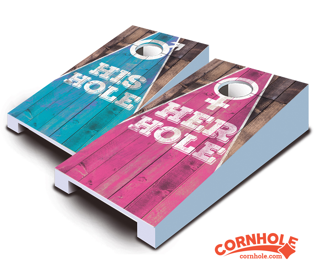 "Their Holes" Tabletop Cornhole Boards