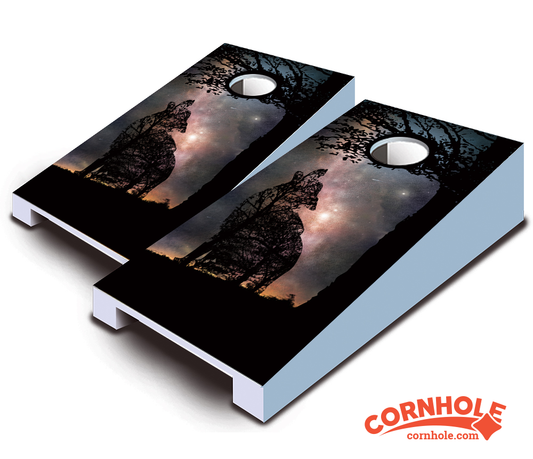 "Wolf Woods" Tabletop Cornhole Boards