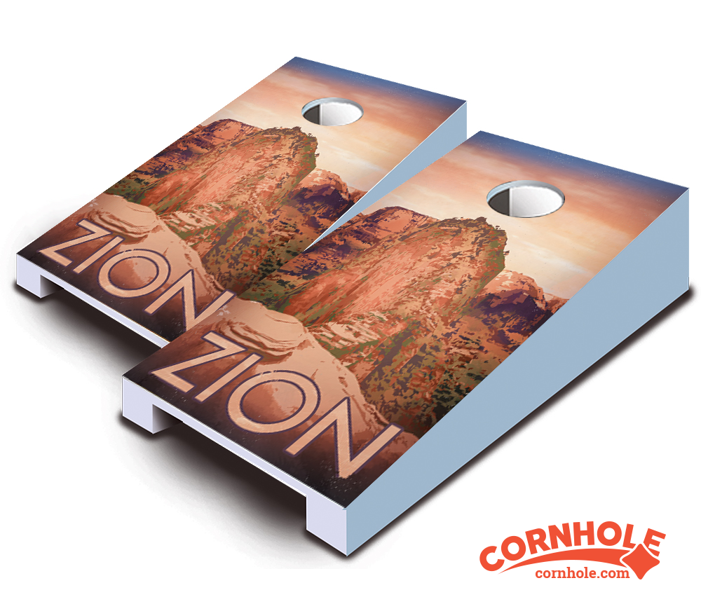 "Zion National Park" Tabletop Cornhole Boards