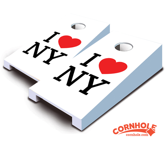 "I Heart NY" Tabletop Cornhole Boards
