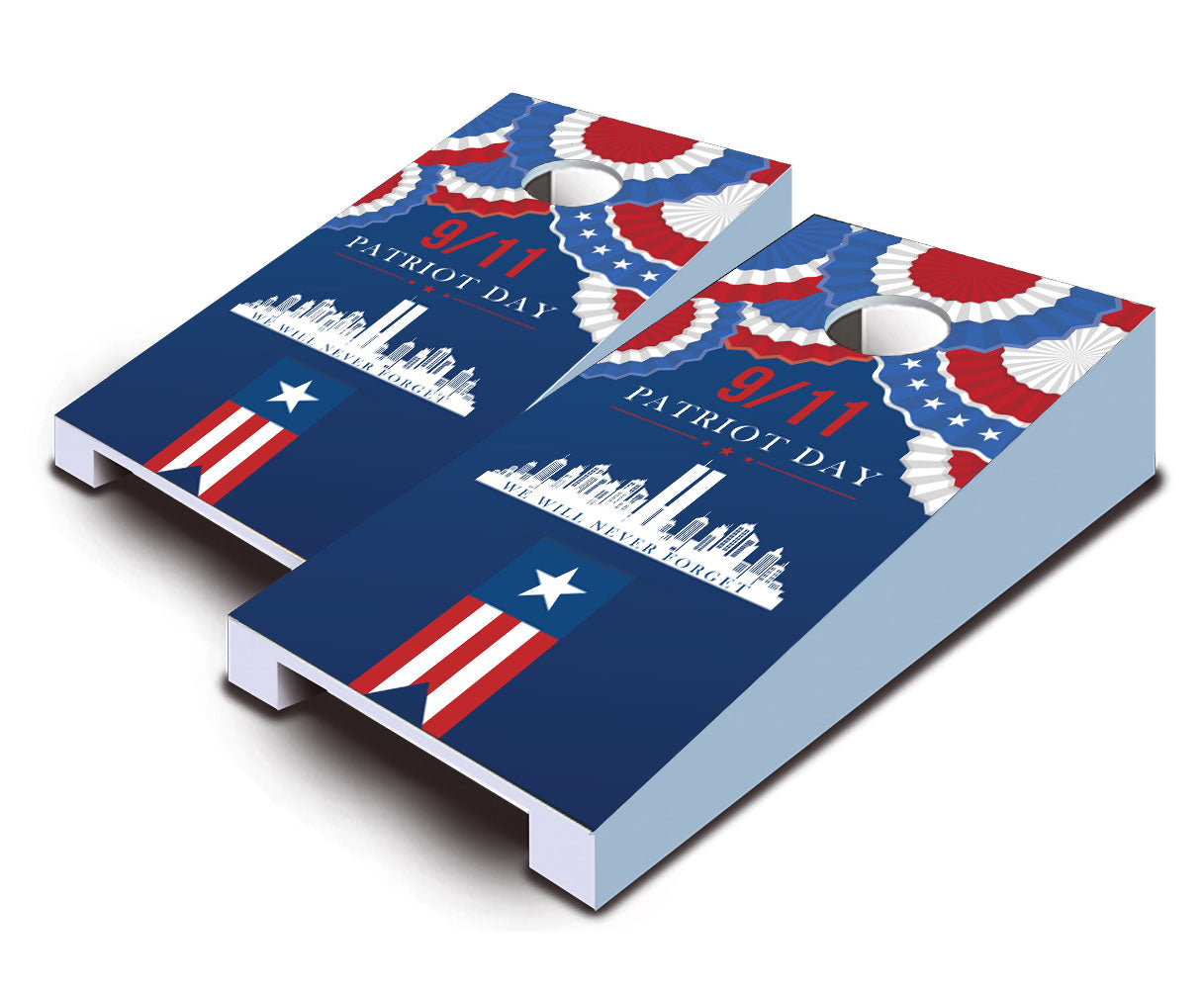 "9/11 Patriot Day" Tabletop Cornhole Boards