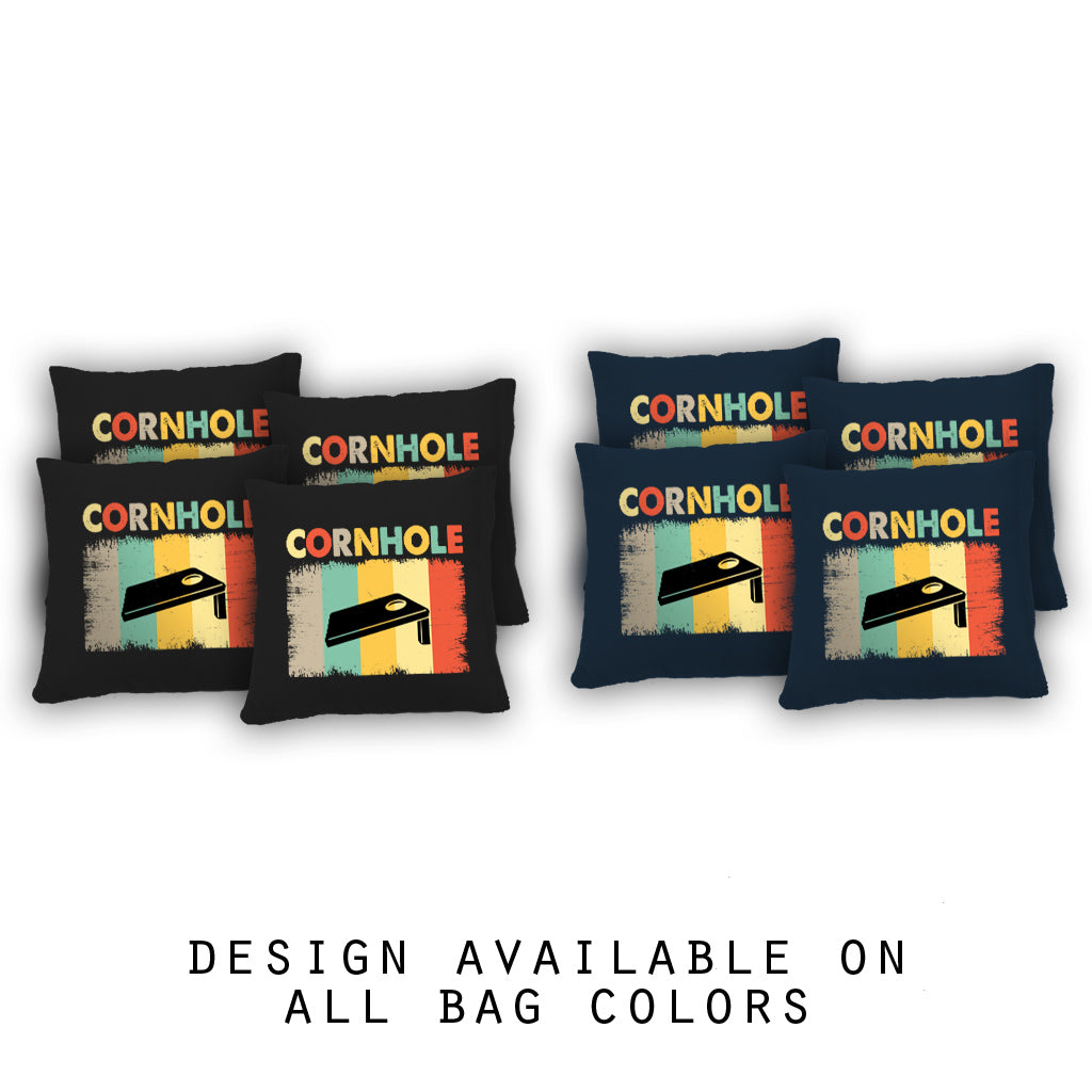 "Pastel Rainbow" Cornhole Bags - Set of 8