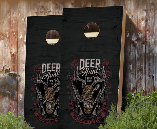 "Deer Hunting Club" Cornhole Boards