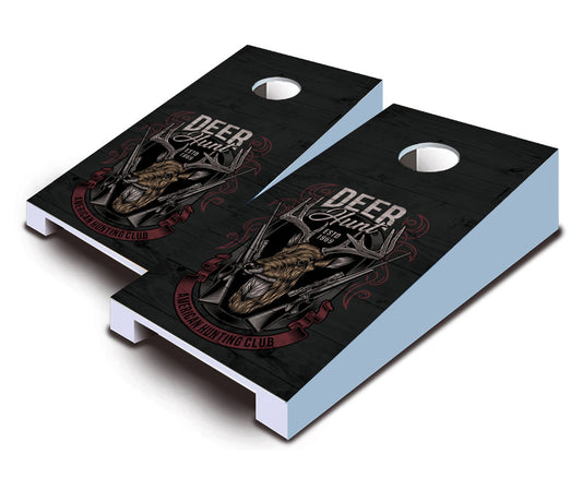 "Deer Hunting Club" Tabletop Cornhole Boards