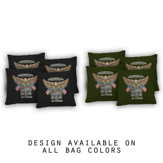 "Eagle Veteran" Cornhole Bags - Set of 8