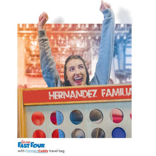 Personalized Mexican Family Fast Four Game