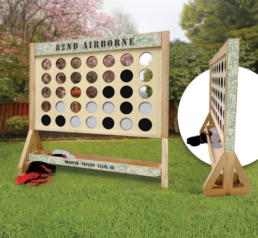 Military Digital Camo Personalized Fast Four Game