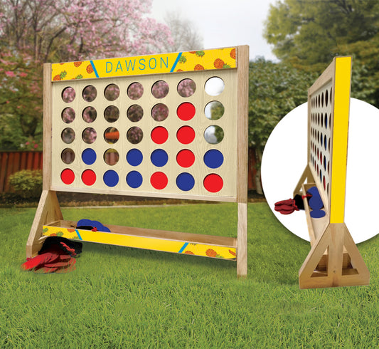 Personalized Pineapple Fast Four Game