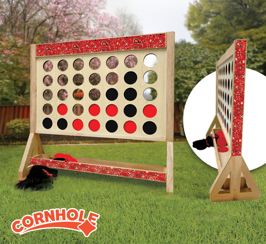 Red Paisley Fast Four Game