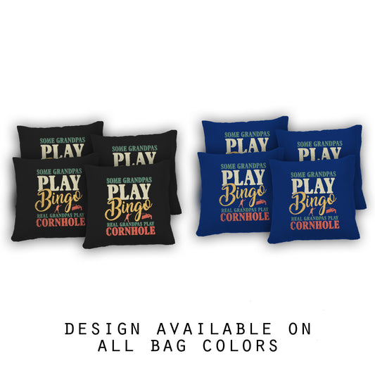 "Grandpa Cornhole" Cornhole Bags - Set of 8