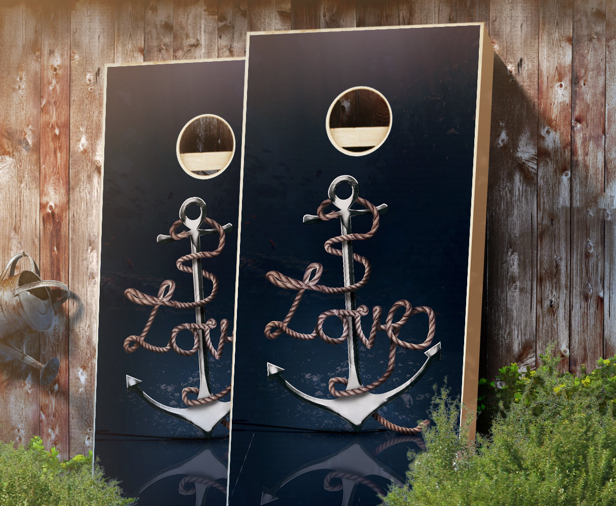 "Knotted Love" Cornhole Boards