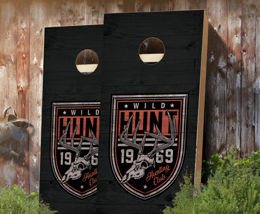 "Wild Hunt Deer Club" Cornhole Boards