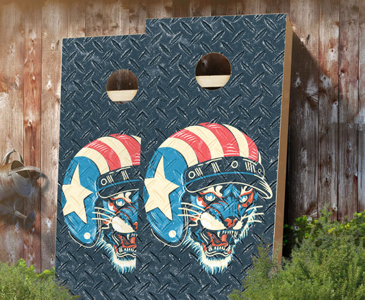 "American Tiger Motorist" Cornhole Boards