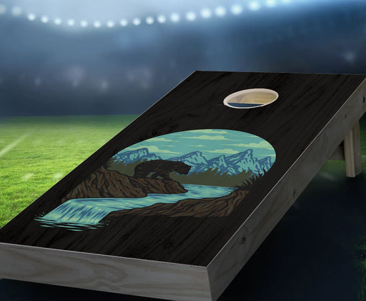 "Bear Mountains" Cornhole Boards