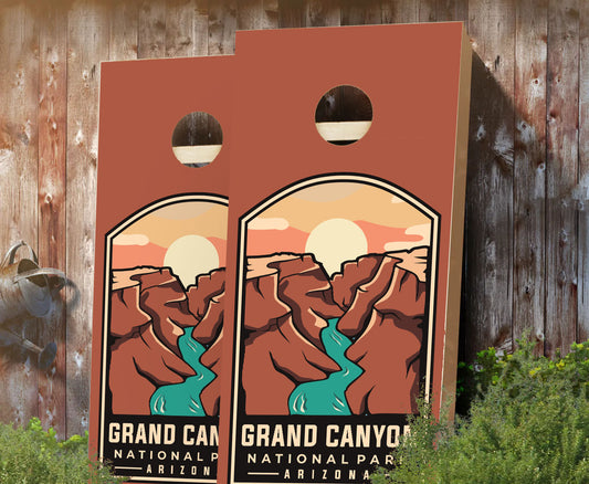 "Grand Canyon National Park Badge" Cornhole Boards