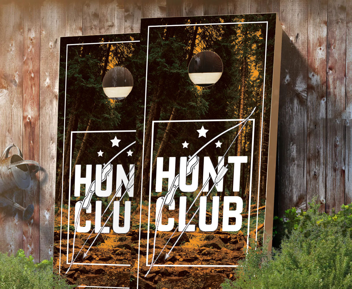 "Hunt Club Bow" Cornhole Boards