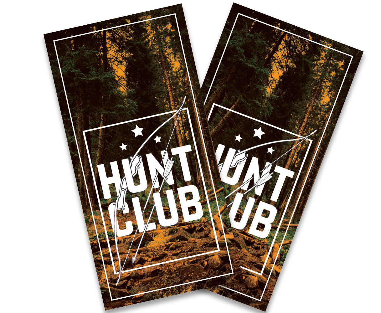"Hunt Club Bow" Cornhole Wrap