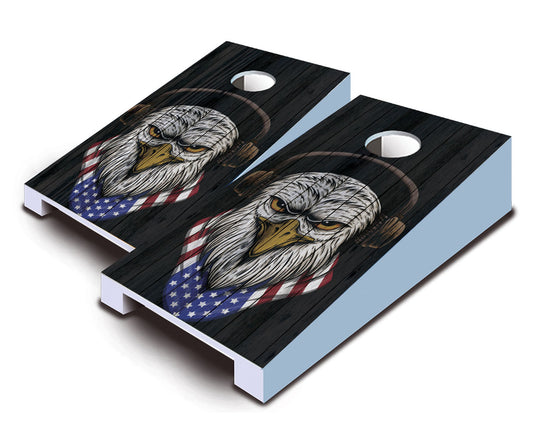 "Patriot Eagle Radio" Tabletop Cornhole Boards