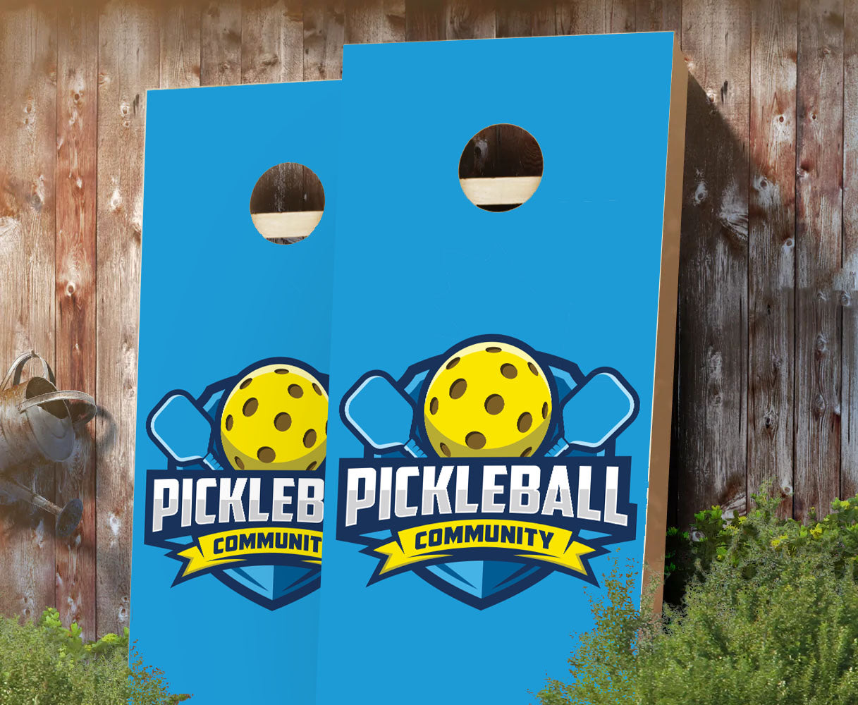 "Pickleball Community" Cornhole Boards