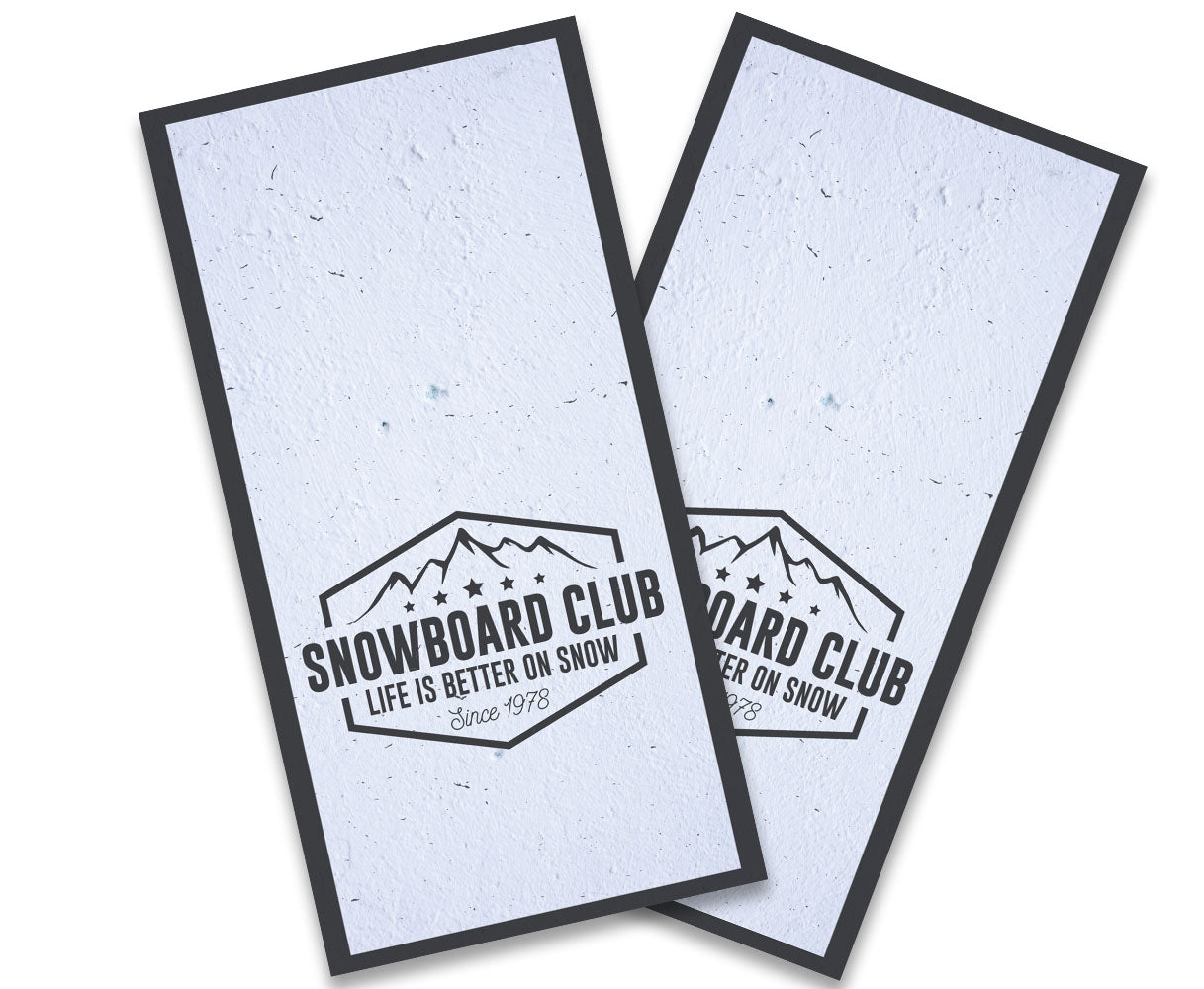 "Snowboard Club" Cornhole Wrap