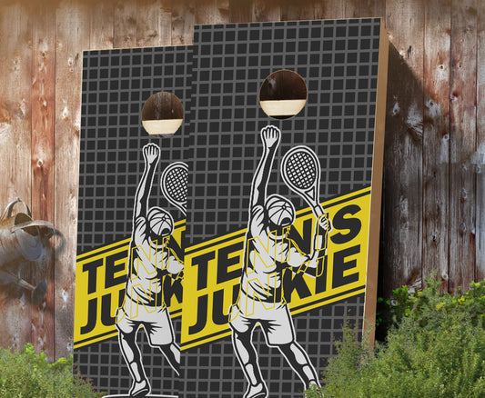 "Tennis Junkie" Cornhole Boards